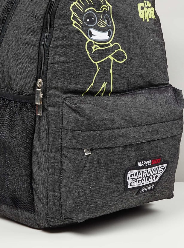 Boys Groot Printed Zip-Around Backpack
