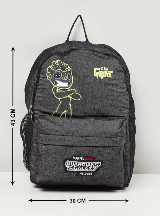 Boys Groot Printed Zip-Around Backpack