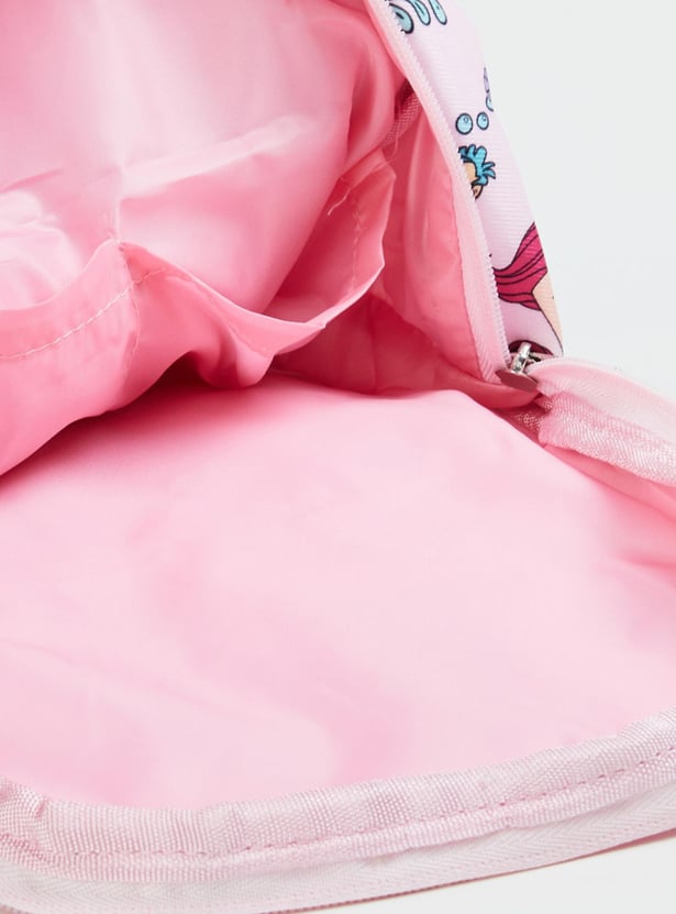 Girls Little Mermaid Printed Backpack