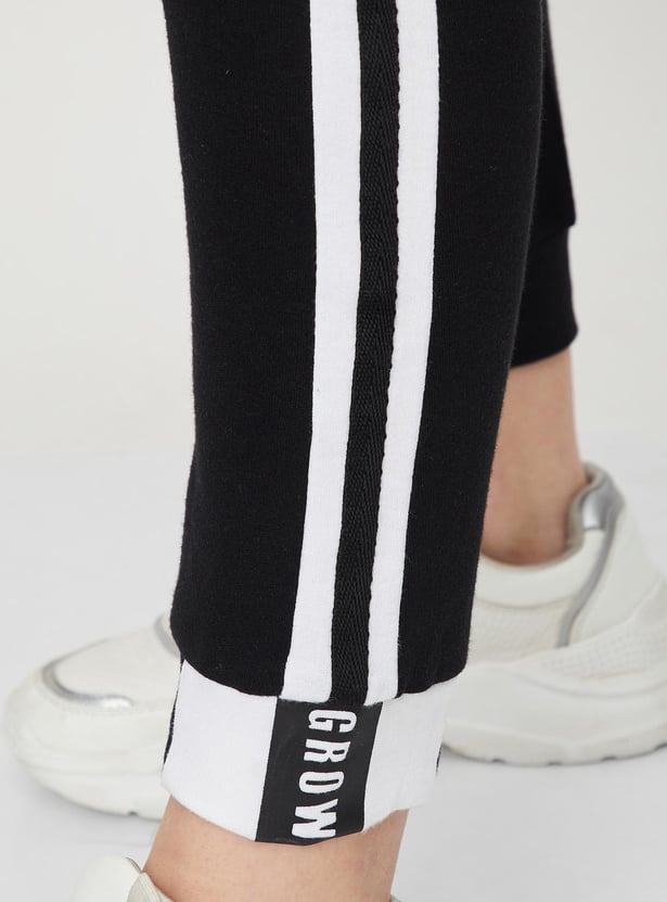 Women Side Taped Sports Joggers