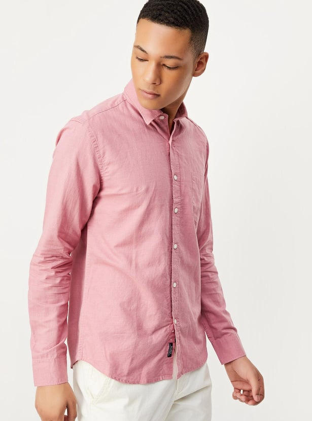 Men Slim Fit Casual Shirt