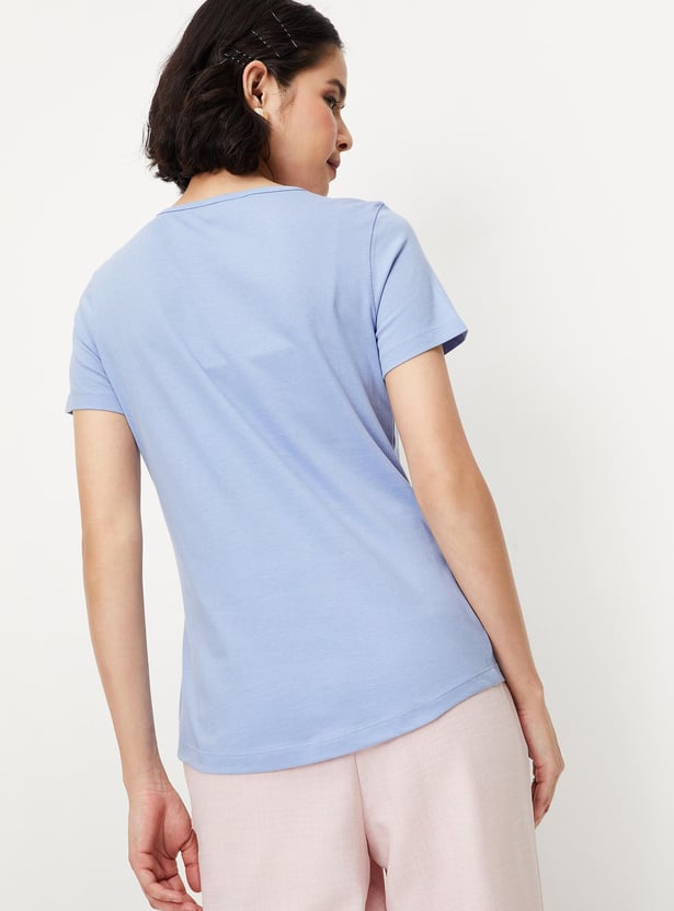 Women Embroidered Knit Top