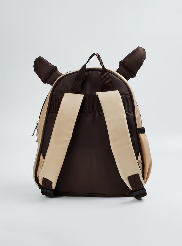 Kids Colourblock Bear Backpack