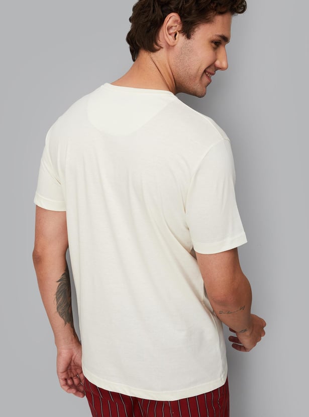 Men Printed Pocket T-shirt