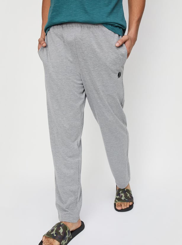 Men Solid Elasticated Track Pants