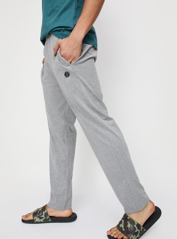 Men Solid Elasticated Track Pants