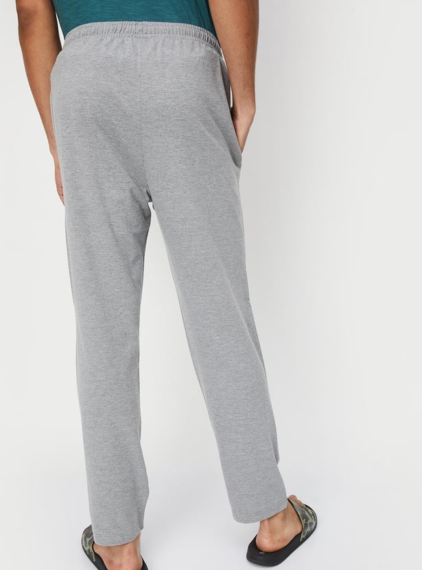 Men Solid Elasticated Track Pants