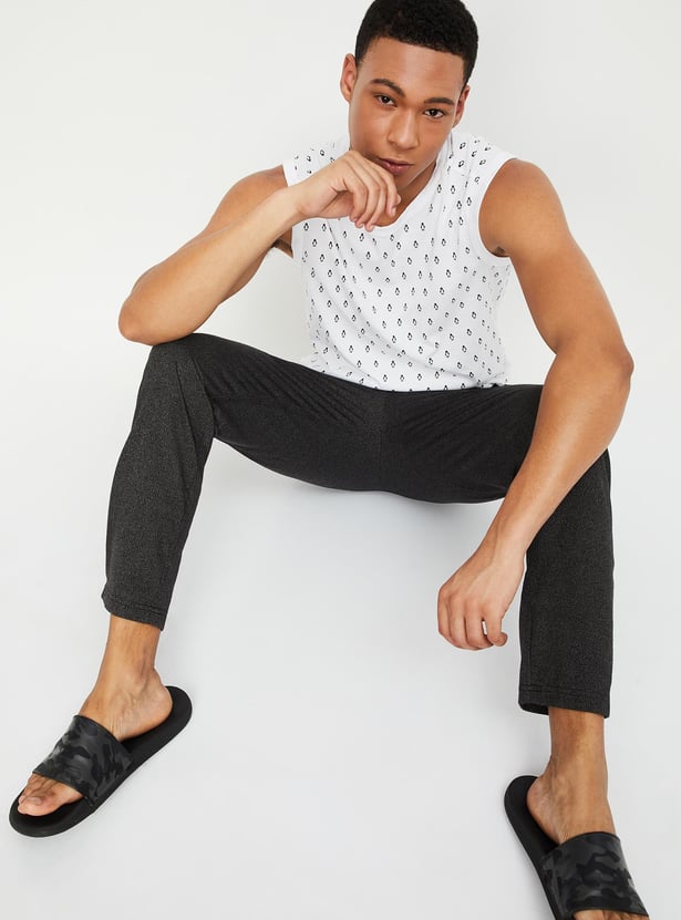 Men All Over Printed Sleeveless T-shirt