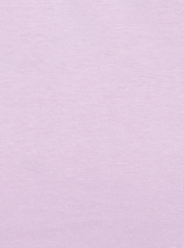 Girls Typographic Printed Pure Cotton T-shirt