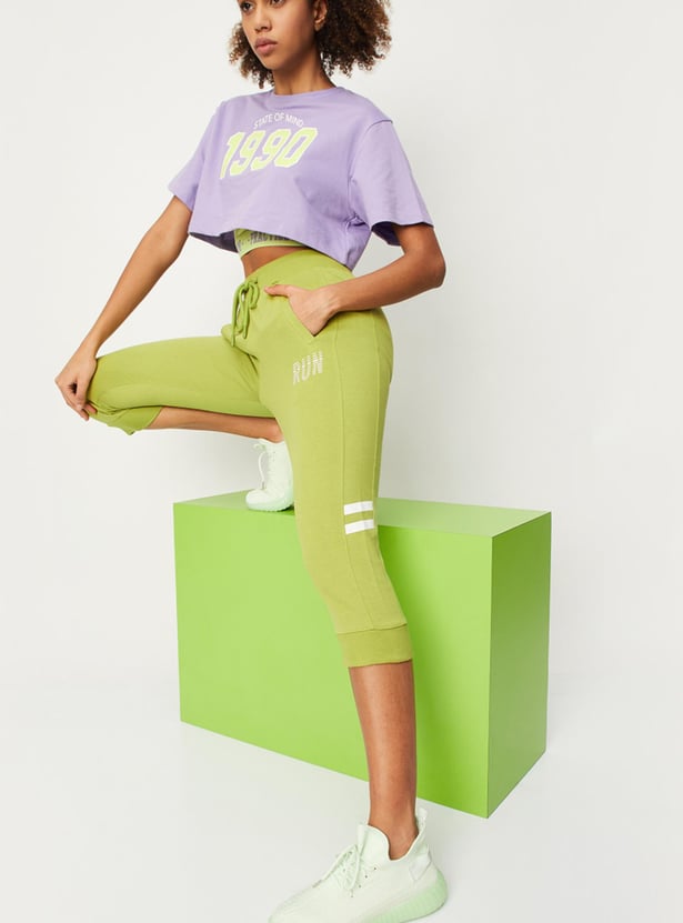 Women Printed Sports Capris