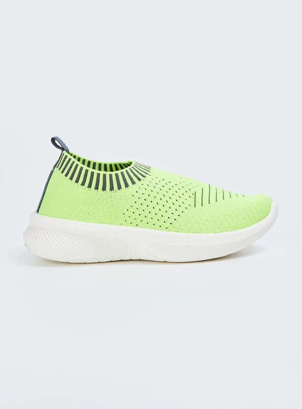 Boys Flyknit Slip-On Athletic Shoes