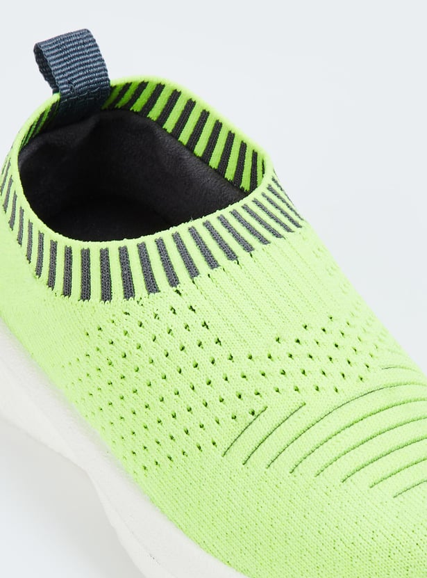 Boys Flyknit Slip-On Athletic Shoes