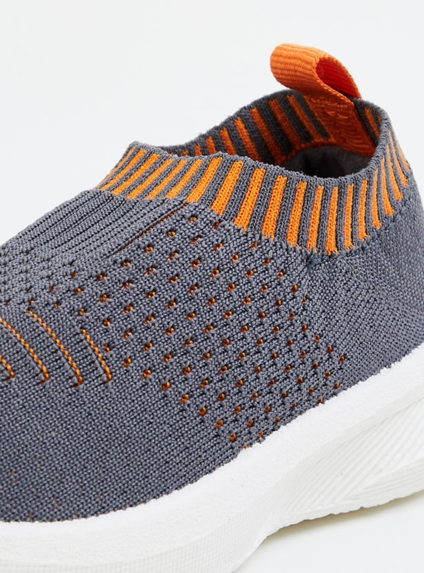Boys Flyknit Slip-On Athletic Shoes