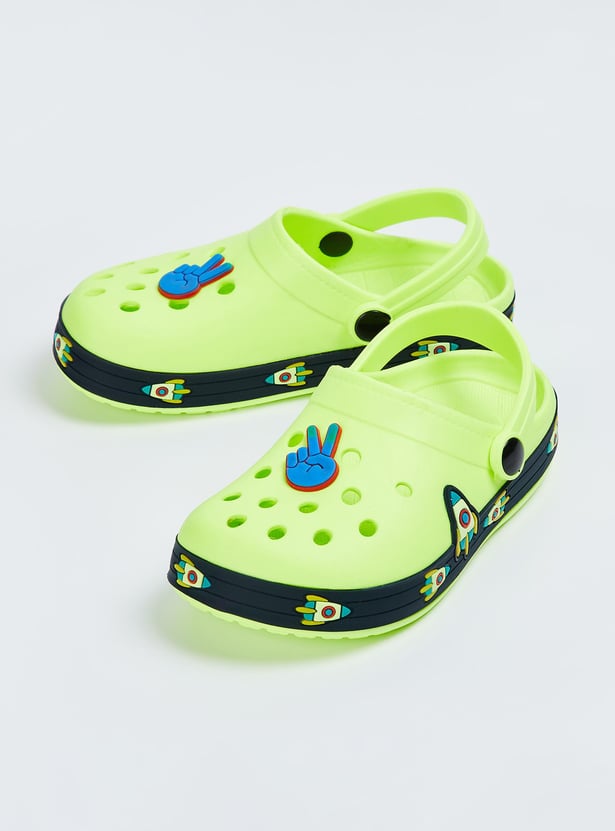 Boys Colourblock Clogs with Charms