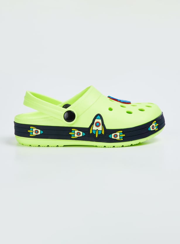 Boys Colourblock Clogs with Charms