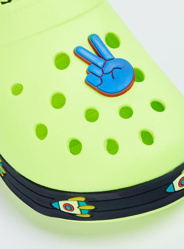 Boys Colourblock Clogs with Charms