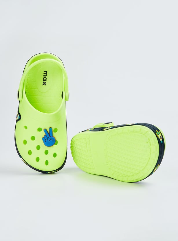 Boys Colourblock Clogs with Charms