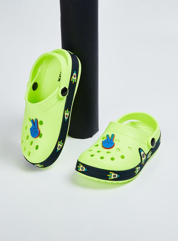 Boys Colourblock Clogs with Charms