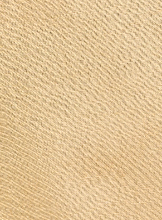 Women Lace Hem Straight Pants