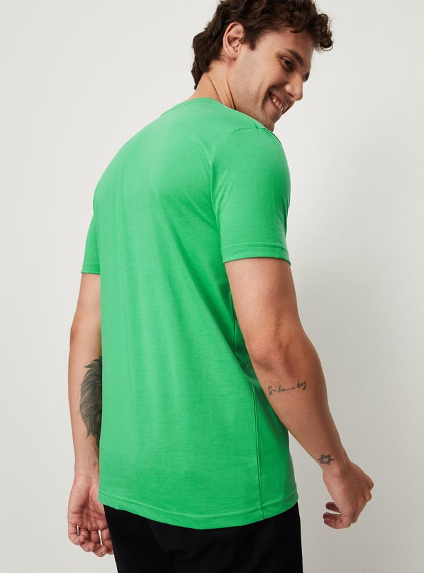 Men Solid Lounge T-shirt