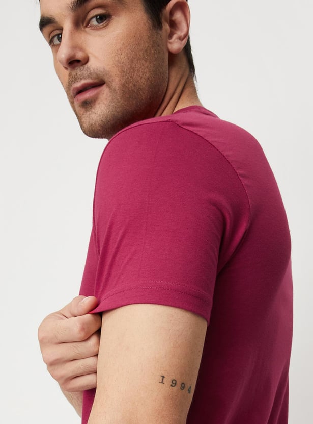 Men Solid Lounge T-shirt