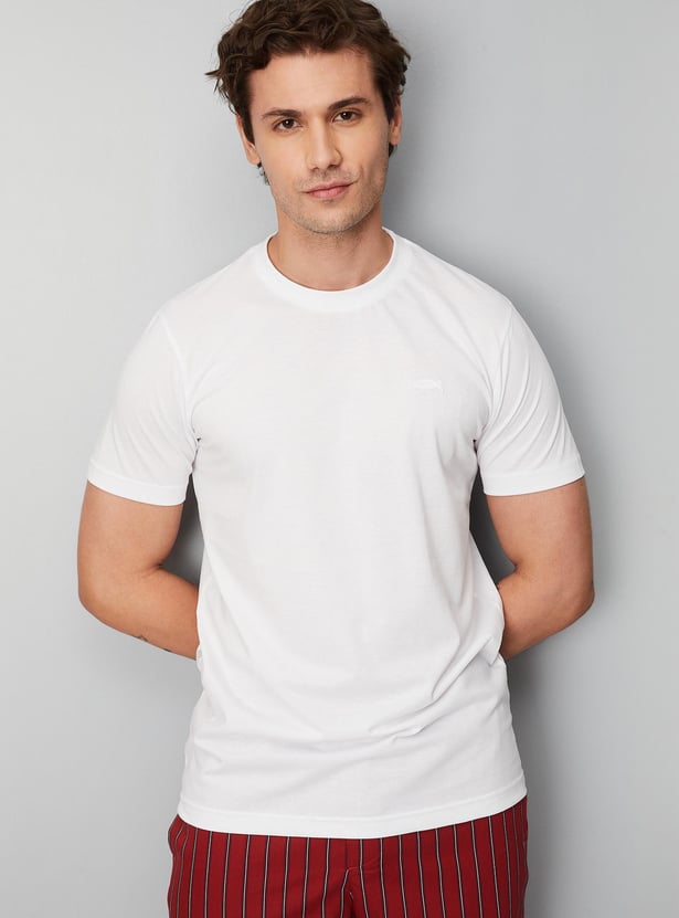 Men Solid Lounge T-shirt