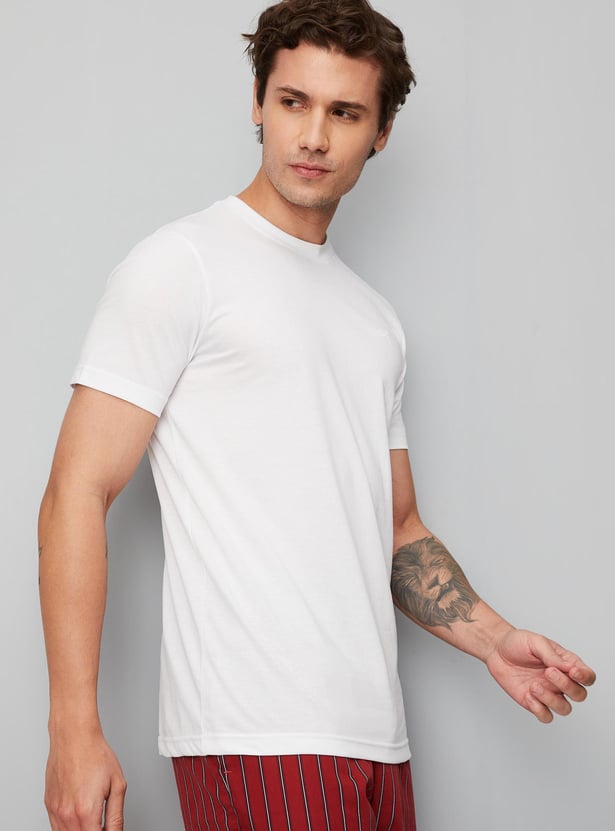 Men Solid Lounge T-shirt