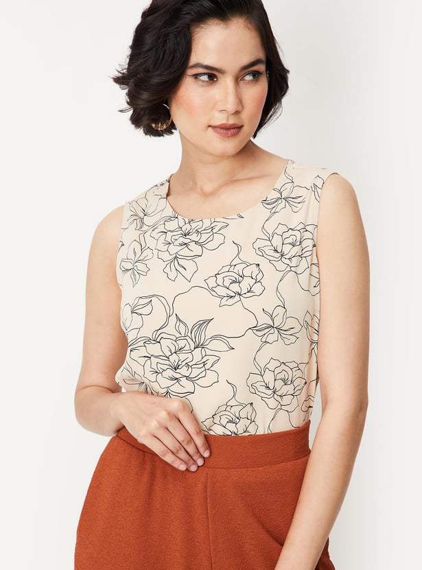 Women Printed Shell Top
