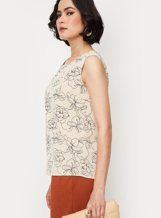 Women Printed Shell Top