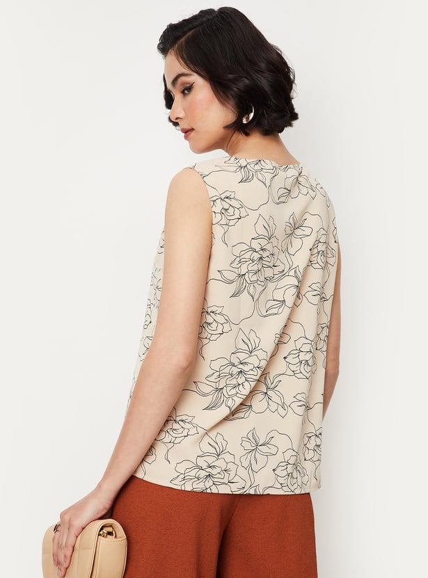 Women Printed Shell Top