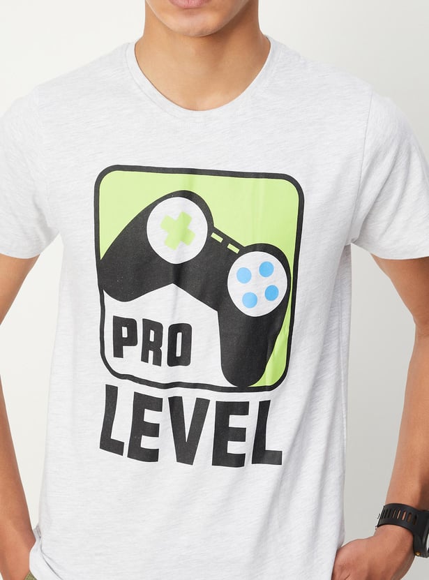 Boys Crew Neck Graphic T-shirt