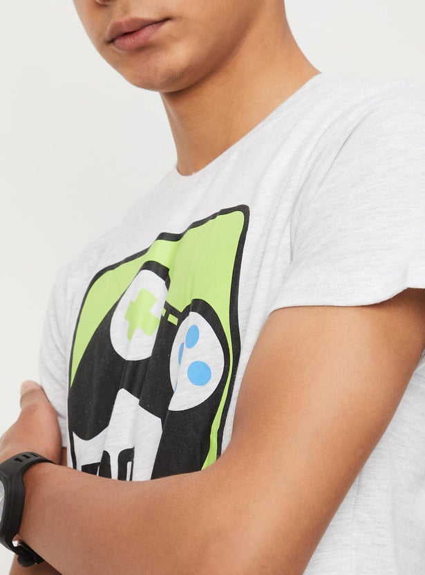 Boys Crew Neck Graphic T-shirt