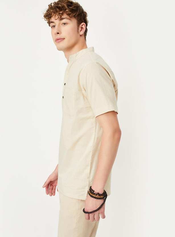 Men Cotton Short Kurta