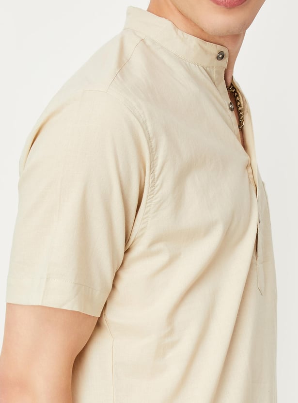 Men Cotton Short Kurta
