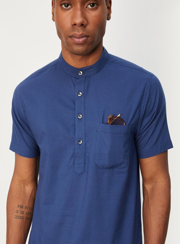 Men Cotton Short Kurta