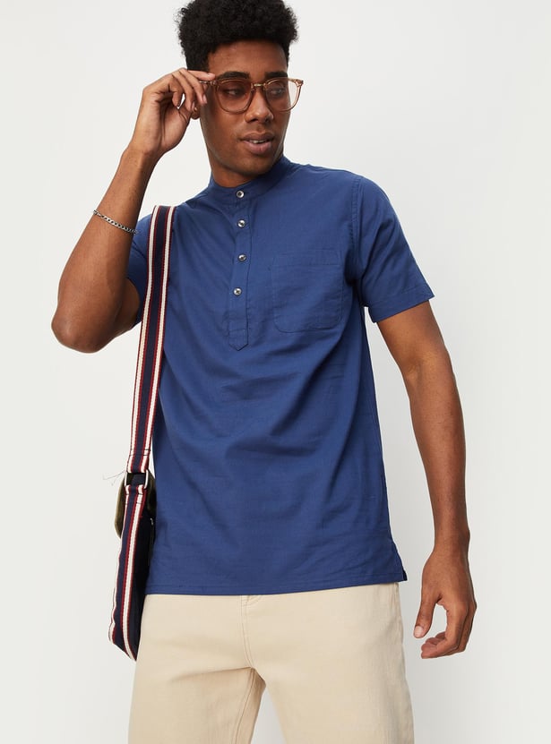 Men Cotton Short Kurta