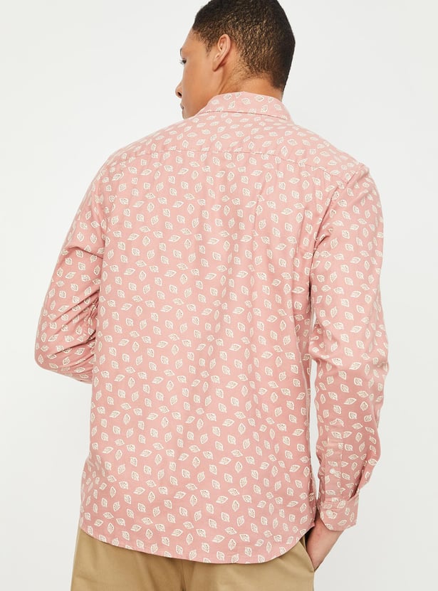 Men Printed Slim Fit Casual Shirt