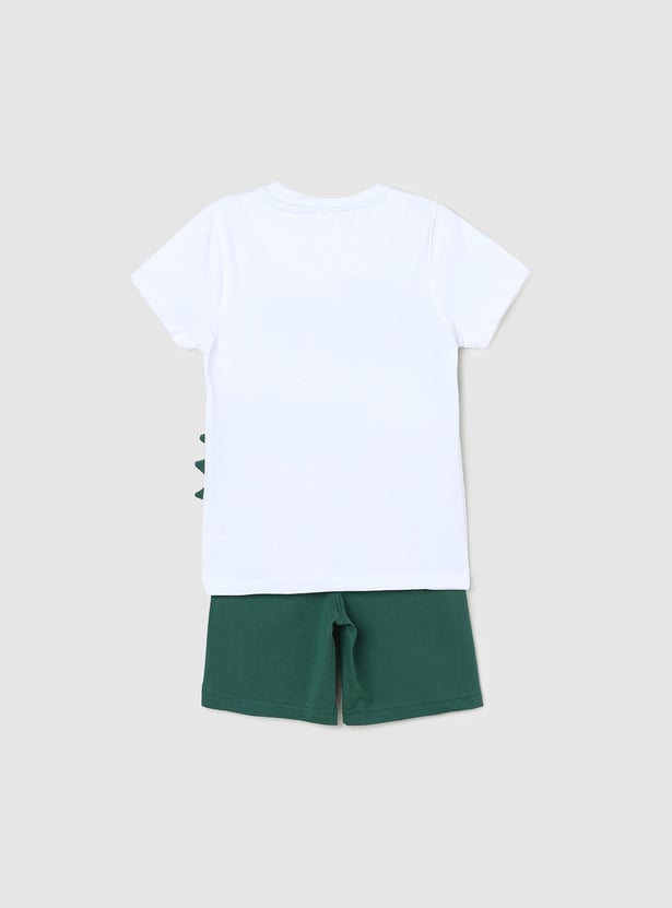 Boys Graphic Sleepwear Shorts Set