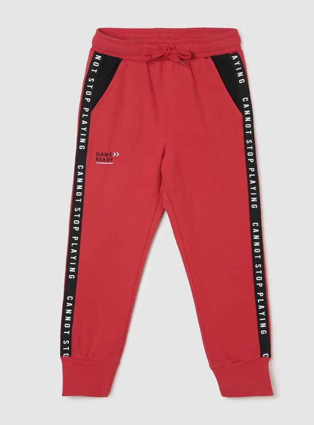 Boys Joggers with Side Taping