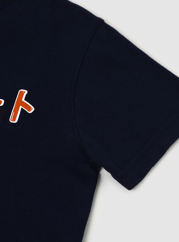 Boys Cotton Graphic T-shirt