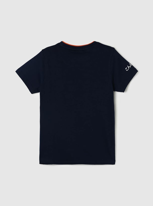 Boys Cotton Graphic T-shirt