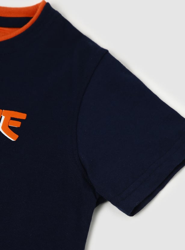 Boys Cotton Graphic T-shirt