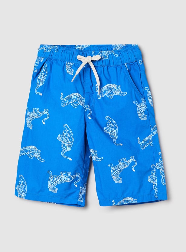 Boys Printed Bermuda Shorts