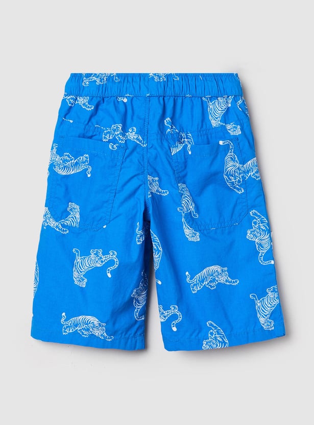 Boys Printed Bermuda Shorts