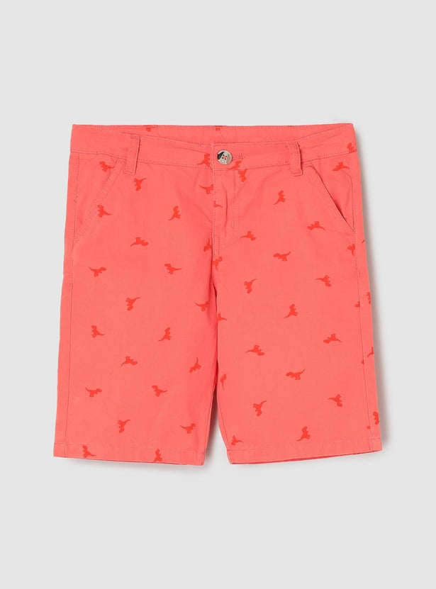 Boys Printed Bermuda Shorts