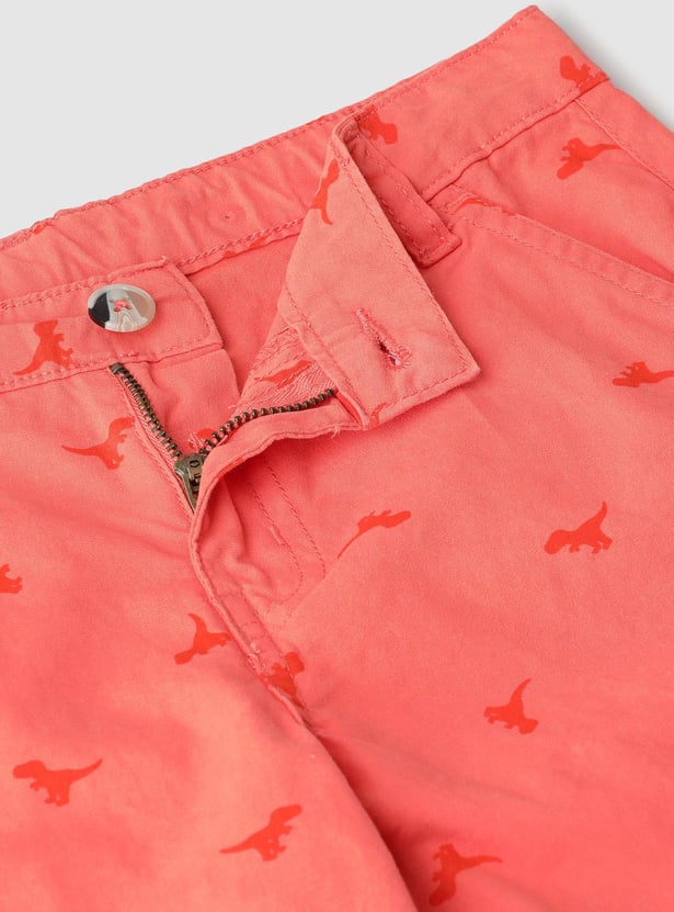 Boys Printed Bermuda Shorts