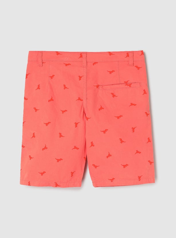 Boys Printed Bermuda Shorts