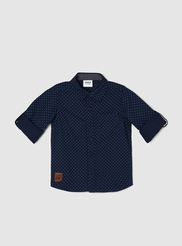 Boys Printed Full Sleeve Shirt