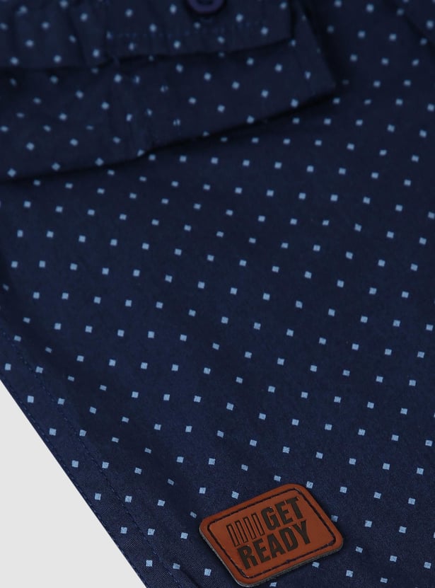Boys Printed Full Sleeve Shirt