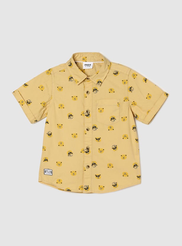 Boys Printed Casual Shirt